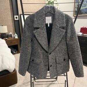 Gray Tweed Blazer